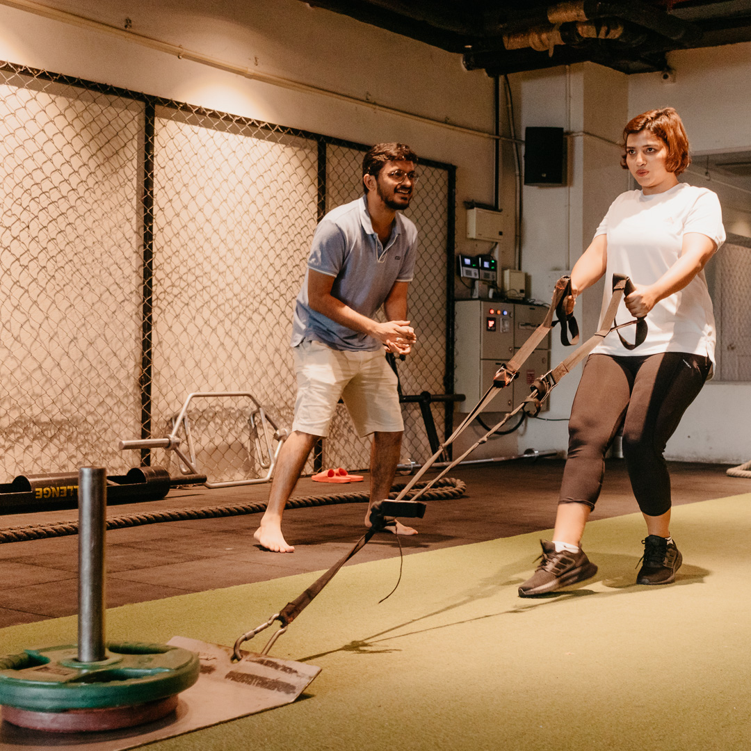 Strength training at Invictus